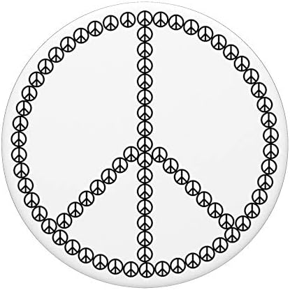Peace Sign Symbol PopSockets PopGrip: Swappable Grip for Phones & Tablets – Enhanced Compatibility and Speed