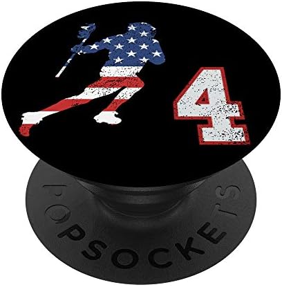 Lacrosse Spirit USA Flag Pop Grip – Innovative Phone Stand & Grip Accessory for Enthusiasts – Enhance Device Usability with Patriotic Design & Superior Handling – Ideal Gift for Lacrosse Fans and Sports Lovers