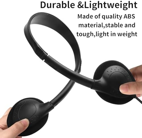 Elevate Learning with Our 30-Pack Kids Headphones – Comfortable 3.5 mm Plug Design for Schools & Libraries, Ideal for Group Activities and Interactive Audio Projects