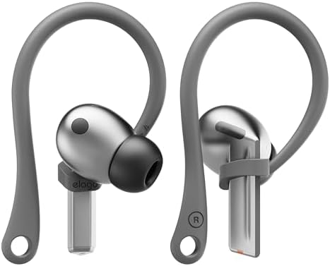 Ergonomic Anti-Slip Ear Hooks for Samsung Galaxy Buds 3 & 3 Pro – elago’s Premium Comfort Enhancements for Secure Audio Enjoyment (White)