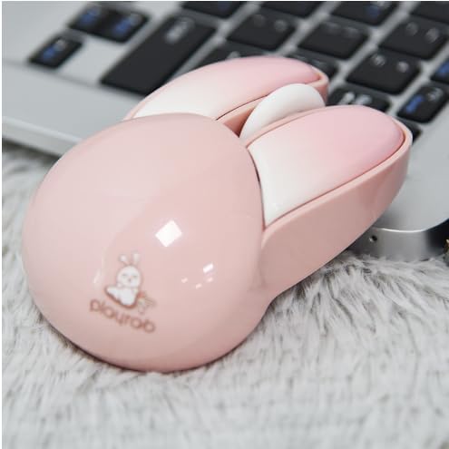 Adorable Pink Wireless Bunny Mouse – Lightweight, Silent Optical Mouse for PC, Laptop & Mac – Perfect Gift for Kids & Kawaii Lovers – Stylish & Portable USB Cordless Mice for Effortless Navigation