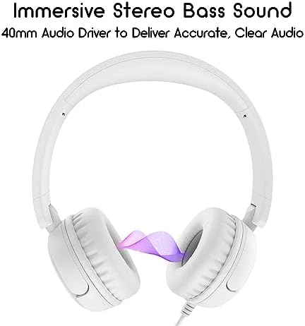 Ultimate Comfort V1 Kids Wired Stereo Headphones – Adjustable, Foldable, and Tangle-Free On-Ear Design in Vibrant Pink – Perfect for School, Travel, and Leisure with i Pads, Tablets, and Phones – Engaging Sound Experience Designed for Young Listeners – Ideal for Boys and Girls