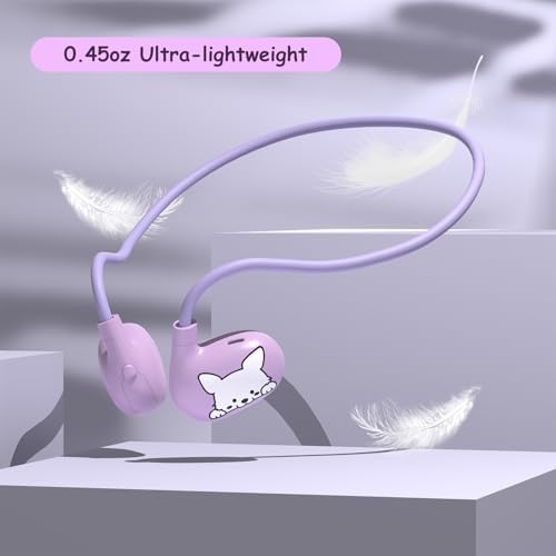 Lightweight Open Ear Bluetooth Headphones for Kids – Safe Volume Limiting Wireless Earbuds in Blue for Enhanced Listening and Outdoor Safety, Ideal for Boys and Girls on the Go – Perfect for Daily Use and Active Lifestyles