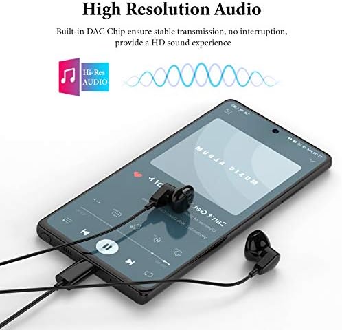 High-Fidelity USB C Headphones for Samsung Galaxy S25 S24 S23 S22 Ultra, i Phone 15 & 16 Pro Max – Premium Wired Type C Earbuds with Built-In Microphone and Volume Control for Crystal-Clear Calls and Immersive Sound Quality – Ideal for Galaxy Z Flip 3, One Plus, and Daily Use