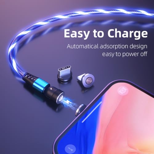 Transform Your Charging Experience with the Algasan 540-Degree Rotating USB A to USB C Magnetic Data Cable – 6.5 ft of Effortless Power and High-Speed Data Transfer, Compatible with All Devices from Smartphones to Laptops, Featuring Durable Design, Tangle-Free Convenience, and Innovative Magnetic Attachment for Seamless Connectivity