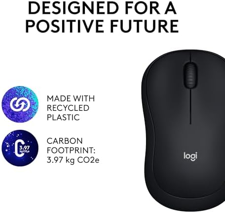 Logitech M240 Silent Bluetooth Mouse – Wireless & Compact Design for Effortless Navigation, 18-Month Battery Life, and Smooth Tracking on All Surfaces – Ideal for Windows, mac OS, Chrome OS – Portable Off White Solution for Professionals on the Go
