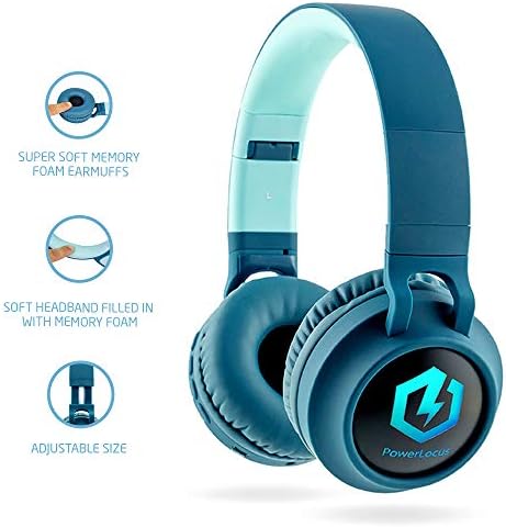 Kid-Friendly Bluetooth Headphones with LED Lights – Safe 85 d B Volume Limit for Young Ears, Foldable Design for Travel Ease, Micro SD Card Playback, Integrated Mic for Calls – Perfect Wireless Audio for Kids’ Adventures and Learning