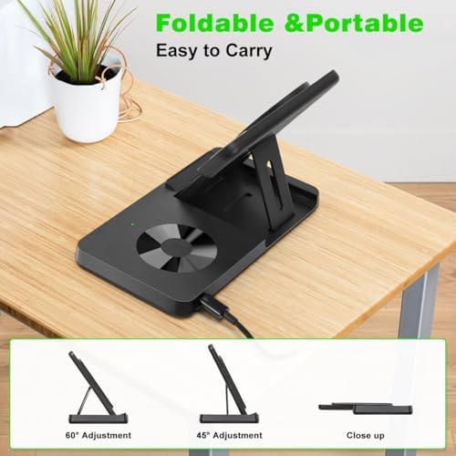 3-in-1 Fast Wireless Charging Station for i Phone 8-16, Apple Watch Series 2-10/Ultra/SE & Air Pods Pro – Sleek Multi-Device Charger for Home and Office, Tangle-Free Power Solution with Enhanced Safety Features