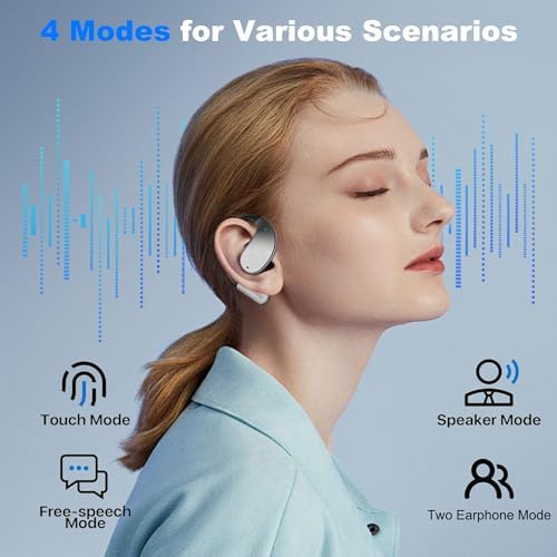 Revolutionary AI Translation Earbuds: Cutting-Edge Bluetooth Headphones for Effortless 144-Language Communication | Noise-Cancelling, Ergonomic Design Ideal for Travel & Professional Use | Dual Compatibility with i OS & Android Devices | Sleek Black Finish for Modern Tech Enthusiasts