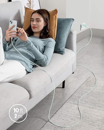 20 W USB-C Fast Charger Duo for i Pad Pro, Air & Mini – Rapid Dual Charging Solution with 6.6 ft Cables for Maximum Portability – Universal Compatibility for All i Pad Generations, Ideal for Travel and On-the-Go Power Needs