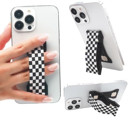 Upgrade Your Smartphone Handling with LOVEHANDLE PRO Premium Phone Grip – Vibrant Daisy Print – Multi-Functional Silicone Strap, Magnetic Mount & Kickstand for Effortless Device Management and Hands-Free Viewing Experience – Ideal for Stylish Mobile Use