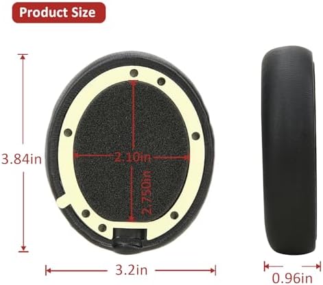 Ultimate Comfort Earpad Upgrade for Beats Studio Pro Wireless Headphones – Luxurious Sandstone Protein Leather with Superior Noise Isolation Foam for Unmatched Audio Clarity and Enhanced Listening Experience