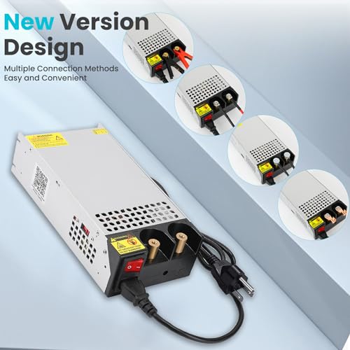 High-Performance 110 V AC to 12 V DC Power Supply Transformer – 50 A 600 W Switching Mode Adapter for CCTV Systems, 3 D Printers, and Security Equipment – Unmatched Efficiency and Broad Compatibility