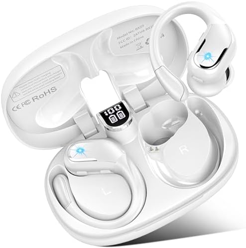 Revolutionary Bluetooth 5.4 Sport Earbuds with 75 Hours of Playtime – Immerse Yourself in Deep Bass and Crystal Clear Calls – Robust IP7 Waterproof Design for All-Weather Use – Secure Over-Ear Fit with User-Friendly Controls – Quick USB-C Charging for Seamless Connectivity – Ideal for Active Lifestyles and Enhanced Comfort