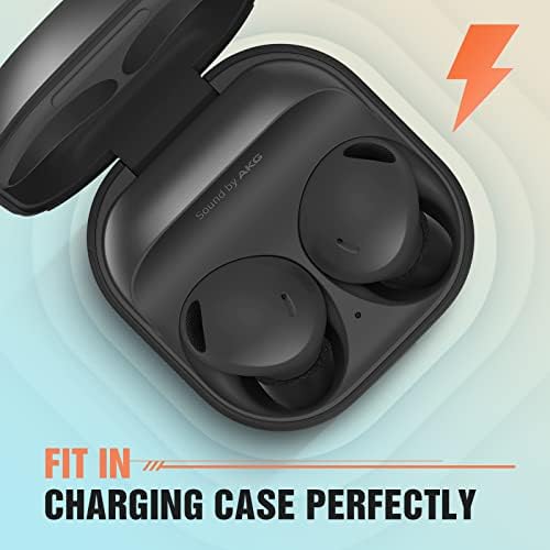 Transform Your Audio Experience with Premium Memory Foam Ear Tips for Samsung Galaxy Buds 2 Pro – Ultimate Comfort, Secure Anti-Slip Design, Noise Isolation, and Convenient Charging Case Compatibility – 3 Pairs (S/M/L, Black) – Elevate Sound Quality and Enjoy Uninterrupted Listening