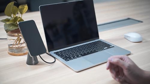 Futurizta Tech Flexhub Orbit 360° Wireless Charging Dock – Sleek Qi Fast Charger with 360° Device Rotation and Enhanced Smartphone Compatibility for Effortless Charging Solutions