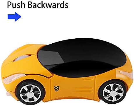 Vibrant Pink Car-Shaped Wireless Mouse for Small Hands – 2.4 GHz Ergonomic Optical Gaming Mouse with USB Receiver – Perfect for Kids, PC, and Laptop Use – Fun and Functional Computer Accessory