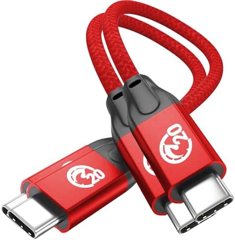 Experience High-Speed Connectivity with Use Bean USB C to USB C Cable – 100 W Fast Charging & 20 Gbps Data Transfer – 15 FT Dual Pack for Mac Book Pro, Galaxy S25 Ultra, i Pad Mini 6, and More – Enhanced 4 K Video Output for Ultimate Performance and Compatibility