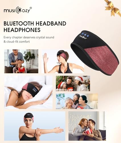 Revolutionary Bluetooth 5.4 Sleep Mask Headphones with Superior HD Sound Quality – Ultimate Comfort Music Headband Perfect for Travel, Yoga, and Running – Exceptional Gift Option for All, Featuring Unmatched Compatibility for an Elevated Listening Experience