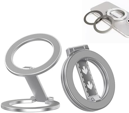 Transform Your Mobile Experience with the Innovative 360° Magnetic Phone Grip for Mag Safe – Tailored for i Phone 16 Pro Max, 15, 14, 13, and 12 Series – Advanced Silicone Finger Strap for Superior Drop Protection – Effortless Wireless Charging Compatibility – Sleek Aesthetic Enhances Device Style and Functionality – Experience Ultimate Versatility for Texting, Video Calls, and Streaming – Crafted from Premium Quality Materials for Long-Lasting Durability and Comfort – Upgrade Your i Phone Accessories and Elevate Daily Interactions!