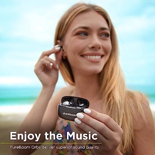 Experience Superior Sound with Pure Gear Pure Boom Wireless Earbuds – Touch Control In-Ear Headphones for i Phone, Android, and More – Ultimate Comfort and Seamless Connectivity for Music Lovers and Professionals