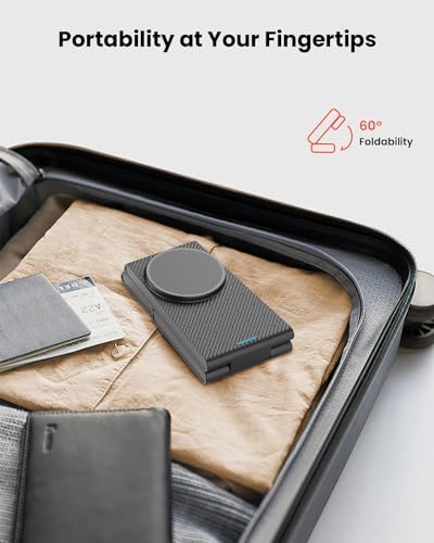 GEEKERA 3-in-1 Foldable Wireless Charging Station for Apple Devices – Fast Charge Your i Phone 16/15/14/13/12/11 Pro Max, Apple Watch Ultra/10/9/SE/8/7/6/5 & Air Pods Pro/4/3/2 with Travel-Friendly Design – Ultimate Multi-Device Charging Solution for Home & On-the-Go Efficiency