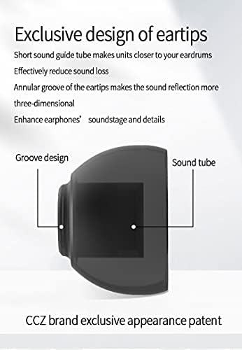Transform Your Soundscape with CCZ Melody Hybrid Driver Wired Earbuds – Premium In-Ear Monitors Featuring High-Definition Microphone for Unmatched Call Clarity, Ergonomic Fit for Extended Comfort, and Versatile Device Compatibility – Ideal for Active Lifestyles and Conference Calls