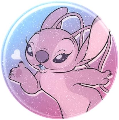 Stylish Lilo & Stitch Pop Socket Grip with Kickstand – Versatile One-Handed Phone Holder for Seamless Use and Enhanced Compatibility across Devices – Effortless Style and Functionality in a Durable Accessory for i Phone, Samsung, and More – Perfect for Wireless Charging and Swappable Designs – Ideal Anti-Drop Solution for Everyday Convenience