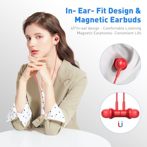 Elevate Your Sound Journey with Ergonomic USB C Noise-Canceling Earbuds – Magnetic In-Ear Headphones Featuring Built-in Microphone for Flawless Compatibility with i Phone 16 e/16 Pro Max, Android, Samsung Galaxy S25, and Pixel 8 – Unmatched Comfort, Exceptional Clarity, and Robust Durability for Everyday Listening Adventures