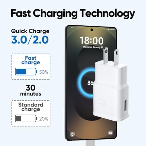 Premium 10 FT Type C Fast Charging Cable for Samsung Galaxy Devices – Versatile USB-C Charger for Rapid Power Delivery to S22, S21, S20, Note Series & More – Durable, Tangle-Free Design for Maximum Convenience and Extended Use