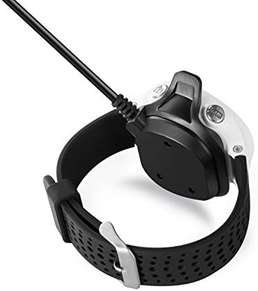 Garmin Approach S5/S6 Charger Replacement Cable – 3.3 ft USB Adapter for Fast Charging – Essential Golf GPS Smartwatch Charging Dock with Durable Wire Clip – Maximize Performance and Convenience on the Course