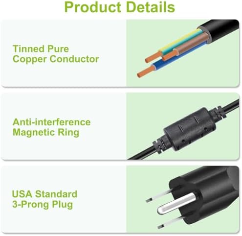 Versatile 72 W Adjustable AC/DC Power Adapter with 14 Interchangeable Tips – Universal Charger for 3 V-24 V Devices, Fast Charging Solution for Laptops, Routers, and Cameras, Compact and Durable Power Supply for Home and Office Use