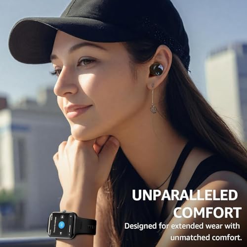 TOZO T6 Bluetooth 5.3 Wireless Earbuds – Immersive Stereo Sound, 50-Hour Playtime, IPX8 Waterproof Design, Customizable EQ via App, Ergonomic Fit – Ideal for Active Lifestyles and Seamless Connectivity