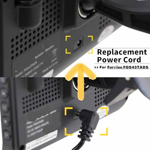 EWAY High-Speed DC Car Charger Adapter for Furrion FOS07 TADS Vision S Monitor – Ultimate Power Solution for FOS48 TA-BL & TAPK-BL Wireless Backup Cameras – Ensured Compatibility for Safe Reversing & Seamless Monitoring on the Go