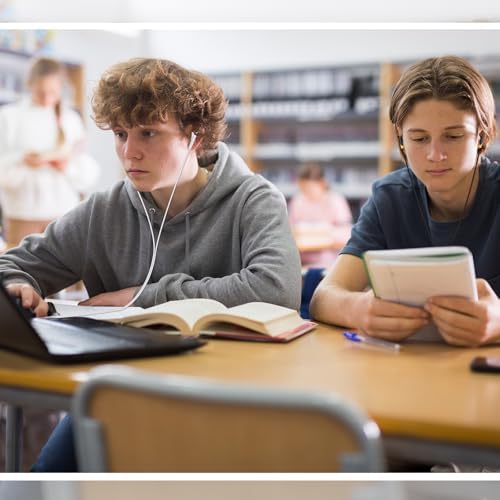 Vibrant 60-Pack Konohan Earbuds for Kids – Retro-Style Classroom Headphones, Individually Packaged for Hygiene, Ideal for Group Learning & Study, Compatible with All Devices, Durable Comfort for All-Day Use