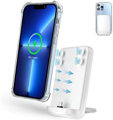 Compact 10,000 m Ah i Phone Power Bank with Metal Stand – Fast Charging External Battery Pack for i Phone 14, 13, 12, 11, and More – Sleek Black Design for Ultimate Portability and Hands-Free Convenience – Universal Compatibility and Enhanced Charging Speed