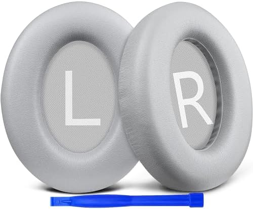 Ultimate Comfort Upgrade: Premium Replacement Earpads for Bose 700 Wireless Headphones – High-Density Noise-Cancelling Foam with Luxurious Protein Leather | Perfect Fit for Extended Listening & Enhanced Audio Performance – Stylish Silver Design