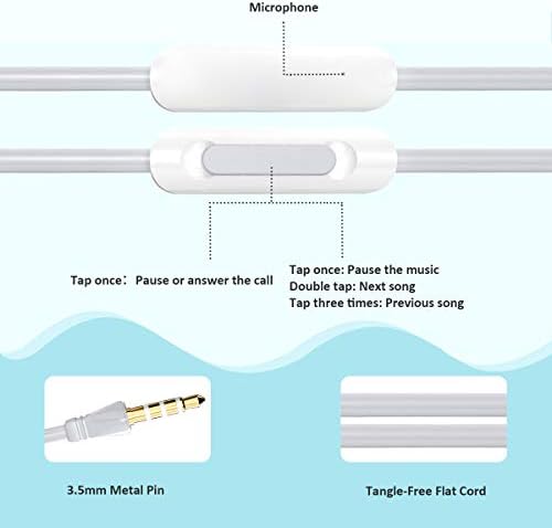 Qear Fun Donut Earbuds for Kids – Adorable Wired Earbuds with Microphone & Stylish Storage Case | Perfect Gift for School Girls and Boys | Enhanced Sound Quality & Volume-Limiting Safety Features | Tangle-Free Design for Music & Gaming Enthusiasts