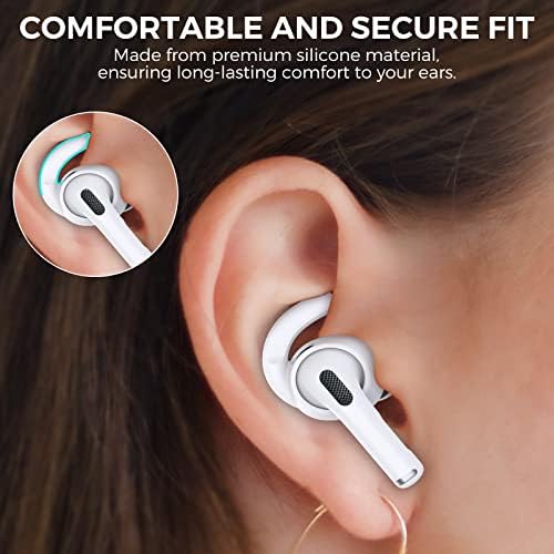 Aha Style Premium Silicone Ear Tips for Air Pods 3 (2021) – 3 Pairs in Large, Medium, and Small Sizes for Maximum Comfort and Noise Isolation – Ideal Apple Air Pods Accessories for Audiophiles Seeking Superior Sound Quality and Enhanced Listening Experience