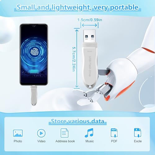Unleash Your Data with DEZOBYTE 256 GB USB C Flash Drive – Ultimate Photo Storage & High-Speed Transfer for Android Devices and Computers – Compact Thumb Drive for Effortless File Management On-the-Go!