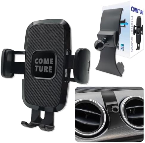Elevate Your Ford Edge with COMETURE 360° Rotation Car Phone Holder – Premium Smartphone Cradle for 2015-2023 Models, Seamless Compatibility with i Phone & Android, Effortless Installation, Enhanced Stability, and Adjustable Viewing Angles for Safe Navigation and Hands-Free Calls