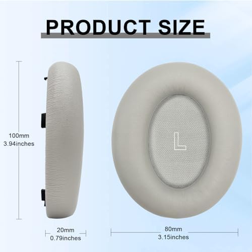 Upgrade Your Listening Experience with Premium Ear Cushions for Bose Quiet Comfort Ultra Wireless Headphones – Luxurious Memory Foam Ear Pads for Optimal Comfort, Superior Sound Isolation, Effortless Installation, and Sturdy Design in Elegant White – Ideal Accessories for Audiophiles and Content Creators