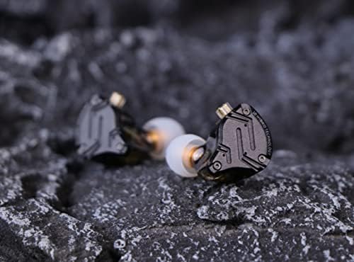 Transform Your Sound Journey with Linsoul KZ ZS10 PRO X – High-End Hybrid In-Ear Monitors Featuring 1 Dynamic and 4 Balanced Armature Drivers for Exceptional Audio Fidelity, Sleek Alloy Faceplate for Ultimate Durability, Detachable Silver-Plated Cable for Enhanced Compatibility, and Integrated Microphone for Seamless Communication – Ideal Choice for Audiophiles, Musicians, and DJs Seeking Superior Sound Quality and Comfort