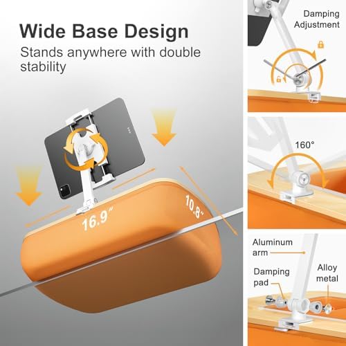 Ultimate Comfort Lap Beanbag Tablet Pillow Stand with Integrated Snack Bowl – Adjustable 360° Rotating i Pad Holder for 4.7″-13″ Devices – Perfect for Hands-Free Reading and Relaxation on Bed, Couch, or Recliner in Stylish Gray – Enhance Your Leisure Experience Today!