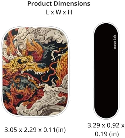 Transform Your Mobile Interaction with the Innovative Motion Grip Magnetic Phone Holder – 360-Degree Rotational Flexibility for Effortless Use, Mag Safe Compatible, and Removable Design for Wireless Charging – Stylish Oriental Tiger Aesthetic Enhances Your Device’s Appeal and Functionality