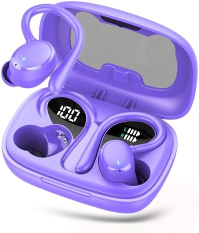 Tiksounds Bluetooth 5.3 Wireless Earbuds – Experience Immersive Deep Bass with 72 Hours of Playback – IPX7 Waterproof for Active Lifestyles – Advanced Noise Cancellation via 4 ENC Microphones for Unmatched Call Clarity – Ergonomic Earhooks for Secure Fit During Workouts – Quick LED Battery Monitoring for Ultimate Convenience – Perfect for Fitness Enthusiasts, Daily Commuters, and Audiophiles – Elevate Your Listening with Durable, Stylish Design and Cutting-Edge Technology for All-Day Enjoyment.