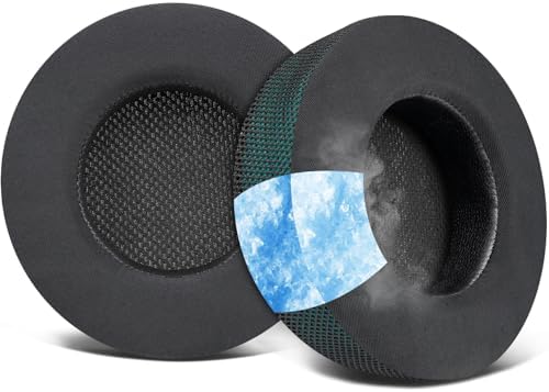 Upgrade Your Gaming Experience with SOULWIT Cooling Gel Ear Pads for Corsair Virtuoso RGB Wireless XT SE – Premium Noise Isolation Cushions for Enhanced Comfort and Performance, Ergonomically Designed for Long Sessions, Easy Installation, Sleek Black Finish
