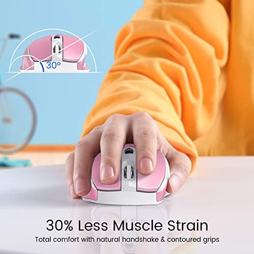 Elevate Your Workflow with the D-09 Wireless Mouse – Ergonomic USB Cordless Design, 5-Level 2400 DPI Precision, 16-Month Battery Life, Perfect for PC, Mac, and Chromebook Users – Convenient 2-Pack for Enhanced Productivity and Ultimate Comfort