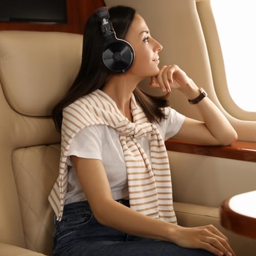 One Odio Studio Pro C Silver Over-Ear Bluetooth Headphones: Immerse Yourself in 110 Hours of Uninterrupted Wireless Audio with High-Performance 50 mm Neodymium Drivers for Rich Deep Bass and Crystal-Clear Sound; Effortlessly Portable Foldable Design Ideal for Travelers, Seamless Compatibility Across PCs, Phones, and Tablets for Ultimate Versatile Listening Experience