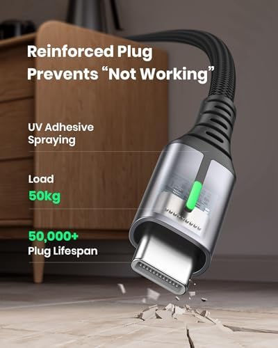 Experience the Ultimate Charging Convenience with INIU’s 5-Pack USB-C Fast Charging Cables – 1.6 FT, 3.3 FT (2), and 6.6 FT (2) for Versatile Use – High-Speed 3.1 A Type C Charger Cords Compatible with i Phone 16, 15, Samsung Galaxy S21, S20, S10, A14, Note 10, LG Pixel 9 & 8 – Durable Nylon Design for Long-Lasting Performance and Tangle-Free Operation – Perfect for Home, Office, and On-the-Go Charging Solutions